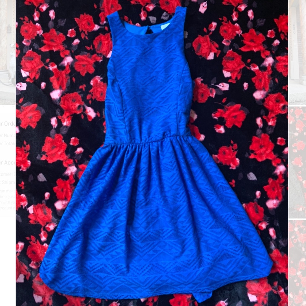 Blue Aztec Summer Dress